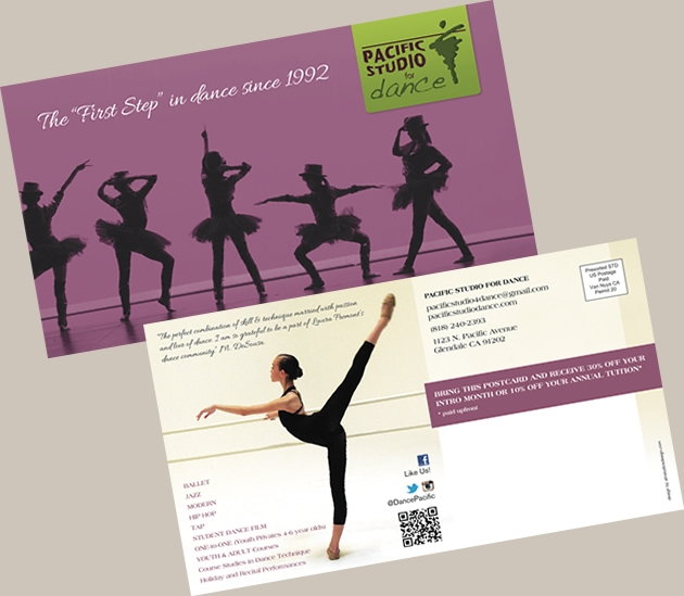 StirStudios Print Portfolio | Pacific Studio for Dance