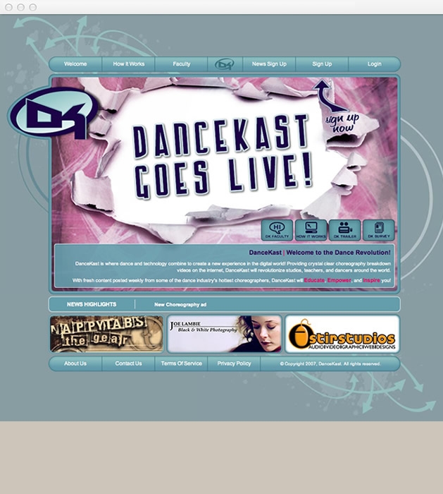 StirStudios Web Portfolio | DanceKast