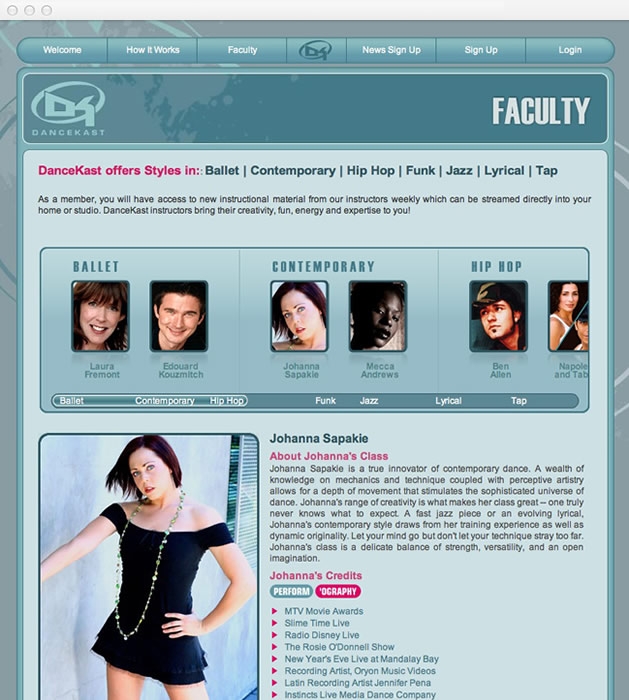 StirStudios Web Portfolio | DanceKast