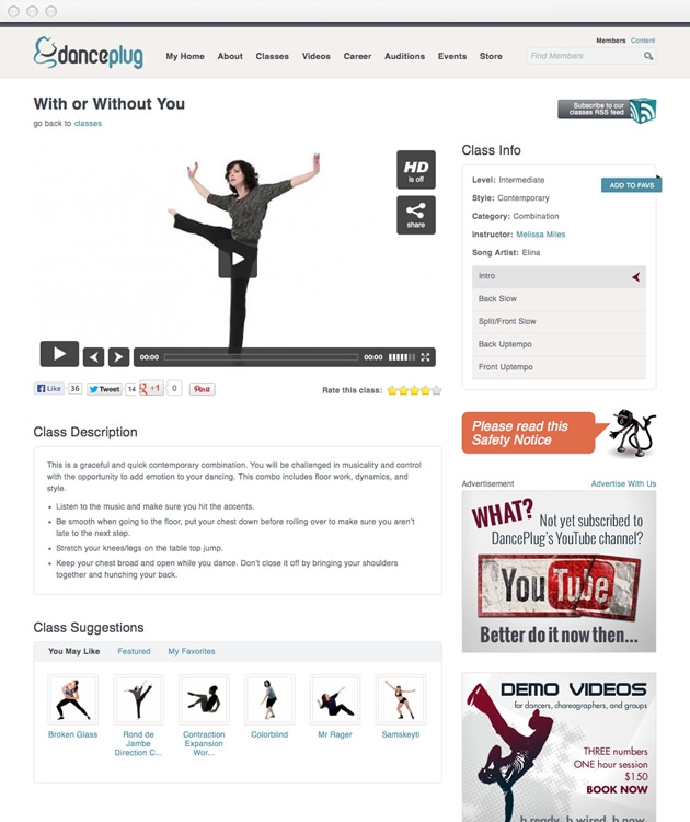StirStudios Web Portfolio | DancePlug