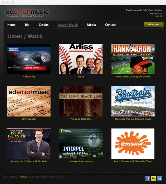 StirStudios Web Portfolio | Ed Smart Music