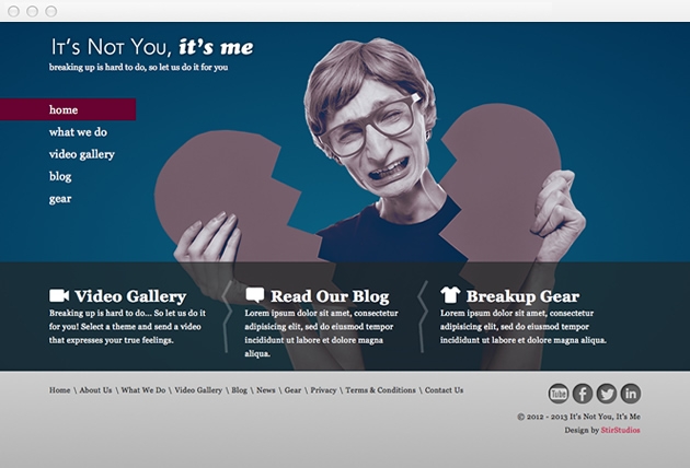 StirStudios Web Portfolio | It's Not You, It's Me