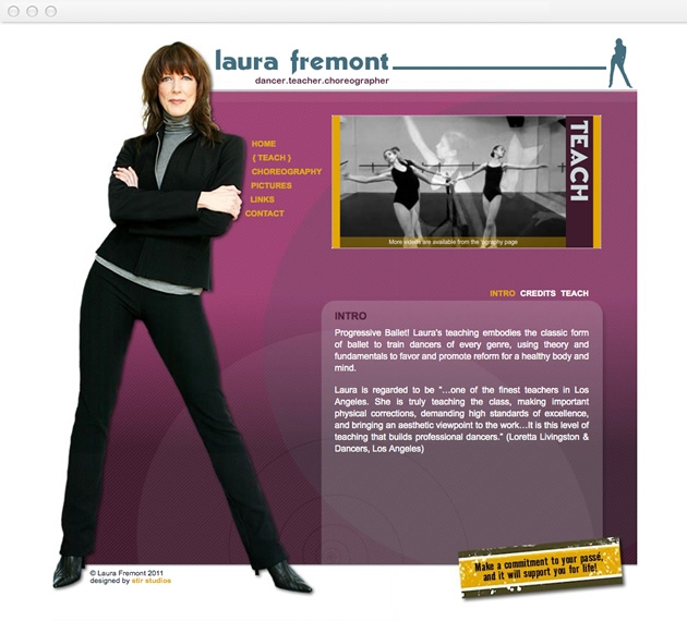 StirStudios Web Portfolio | Laura Fremont