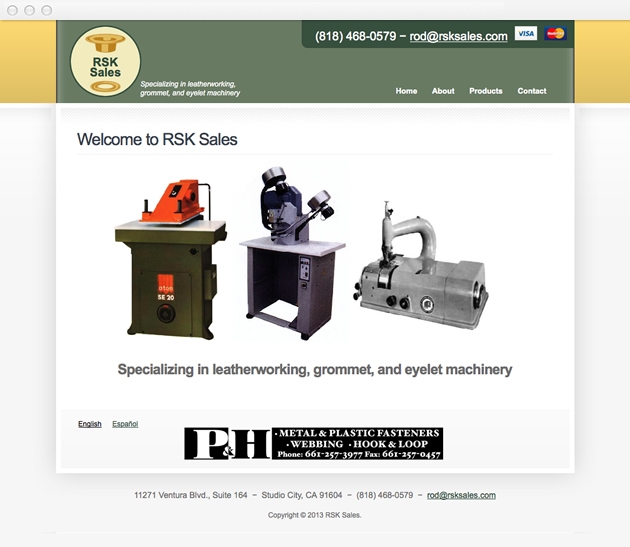 StirStudios Web Portfolio | RSK Sales