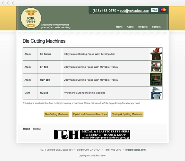 StirStudios Web Portfolio | RSK Sales